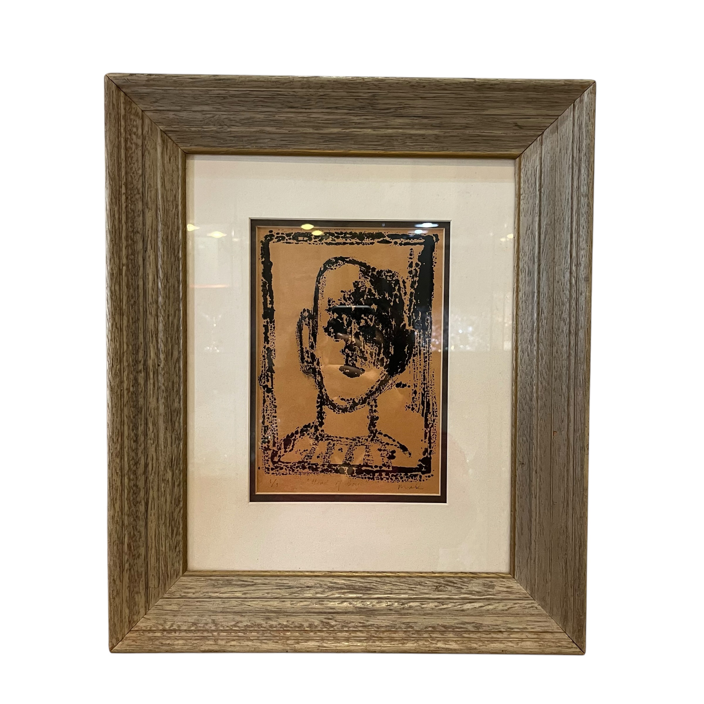 James Wai Mah "Head of Boy" Limited Edition Print - Coast Consignment