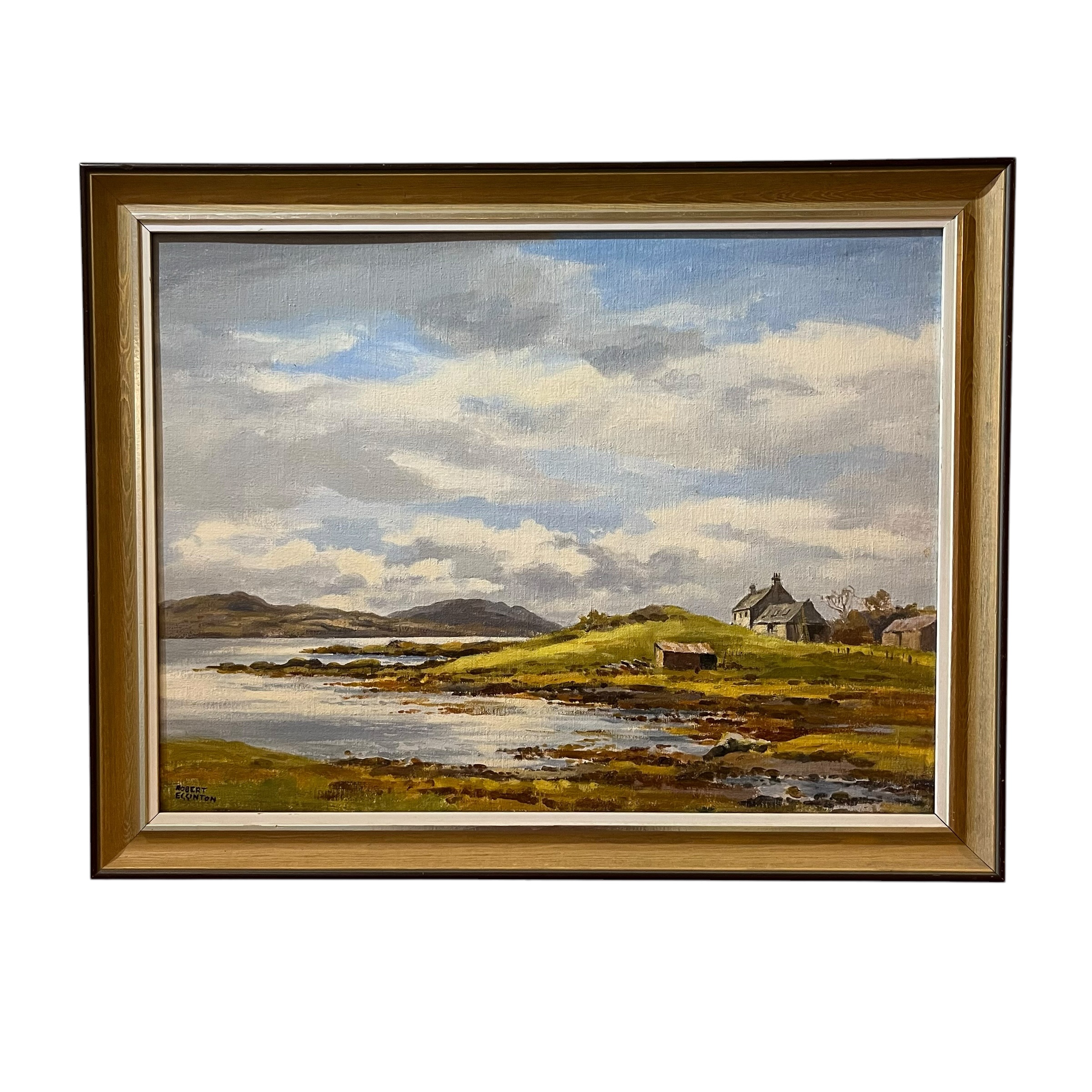 Robert Egginton (b. 1943) "The Sound of Arisaig" Landscape - Coast Consignment