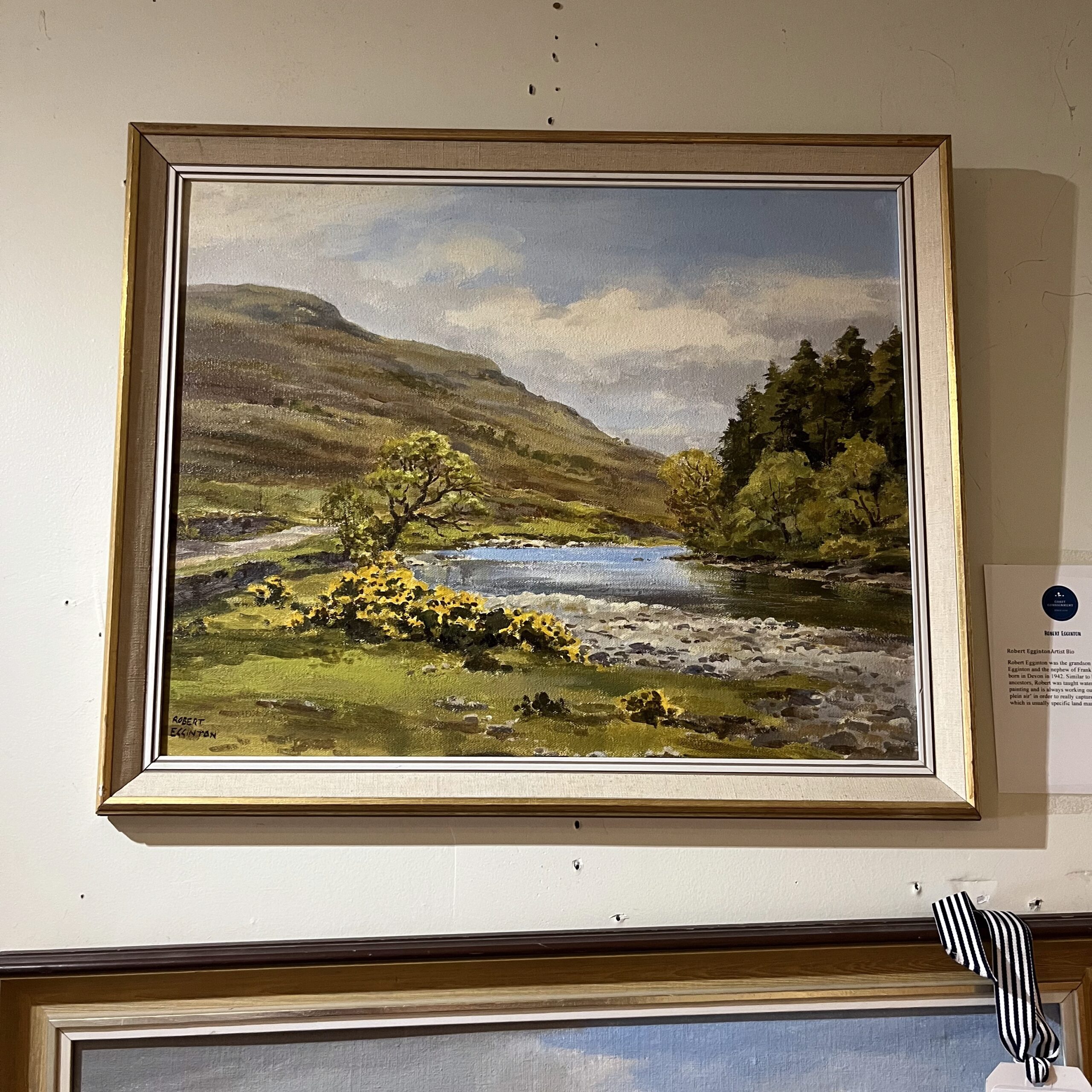 Robert Egginton (b. 1943) "River Orchy in Spate" Landscape - Coast Consignment