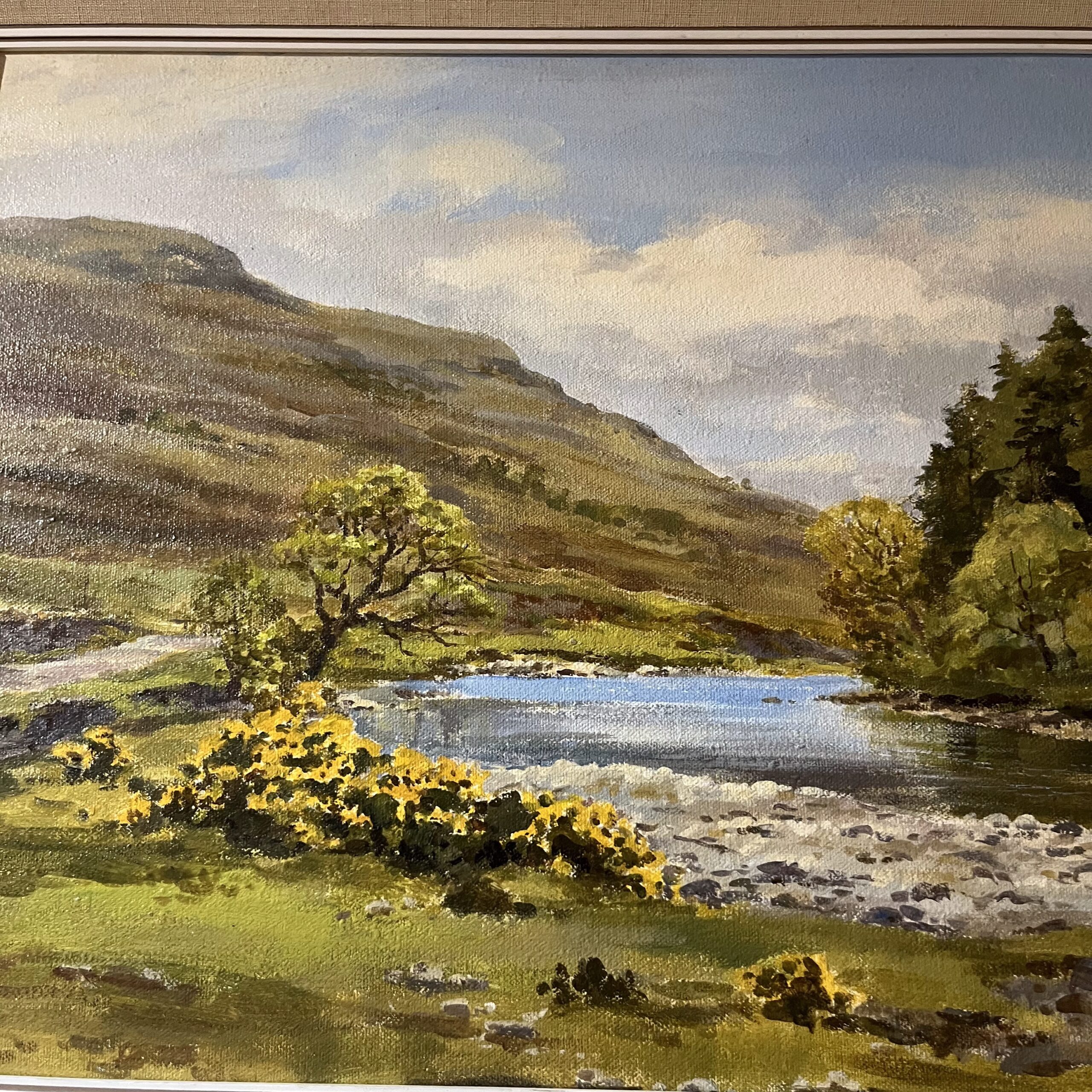 Robert Egginton (b. 1943) "River Orchy in Spate" Landscape - Coast Consignment
