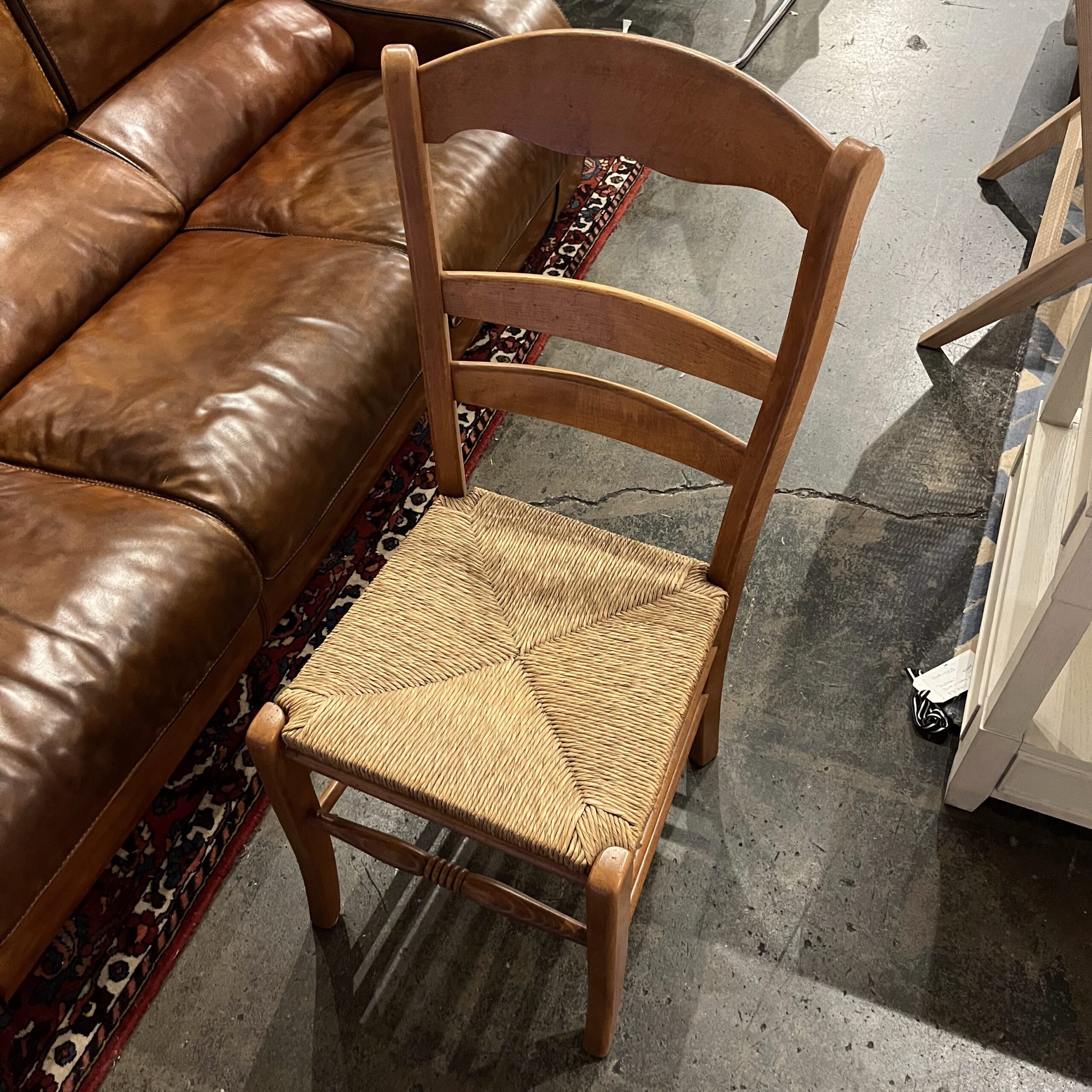 Set of 6 Rushseat Provencal Dining Chairs - Coast Consignment