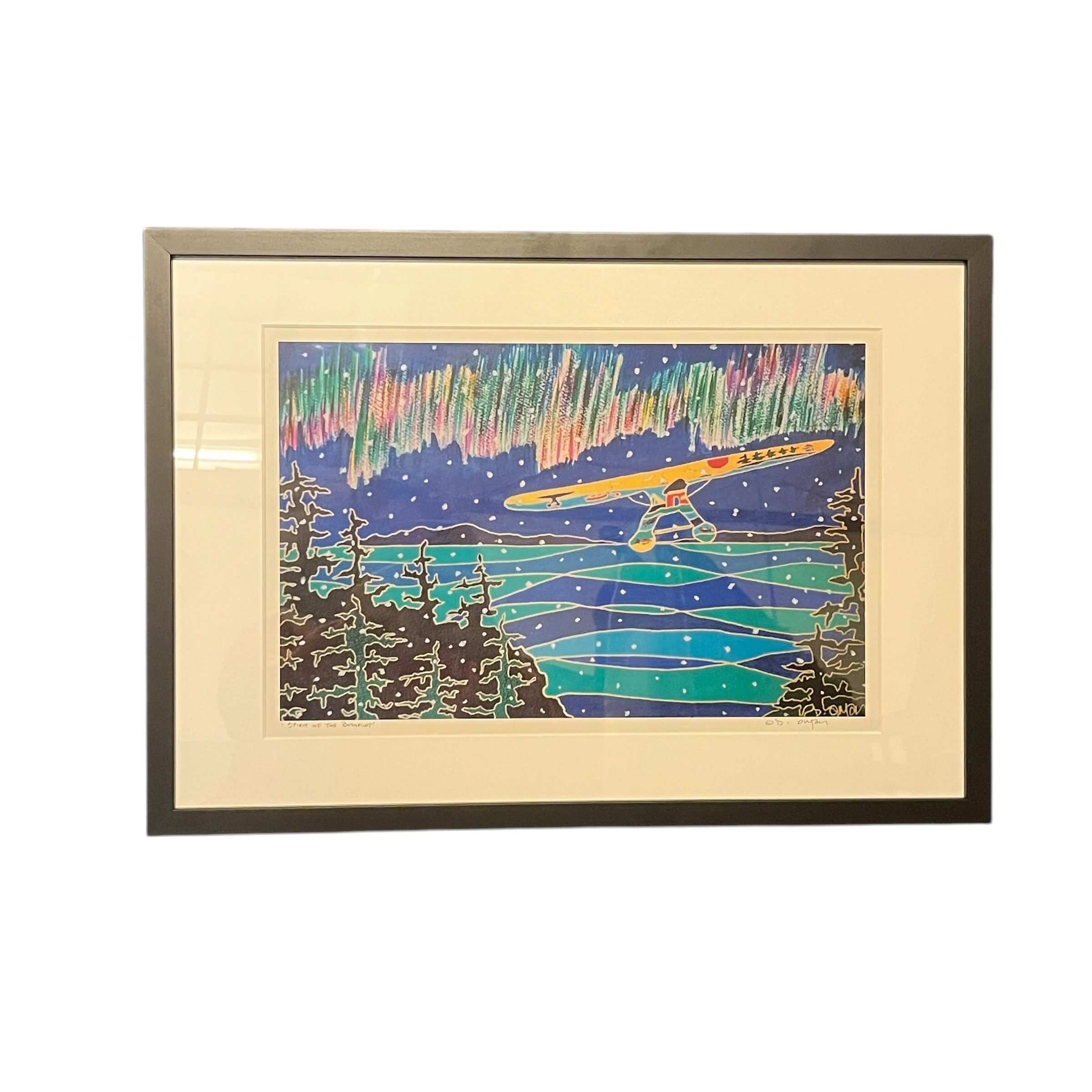 Dawn Oman "Spirit of the Bushpilot" Signed Print - Coast Consignment - image 1