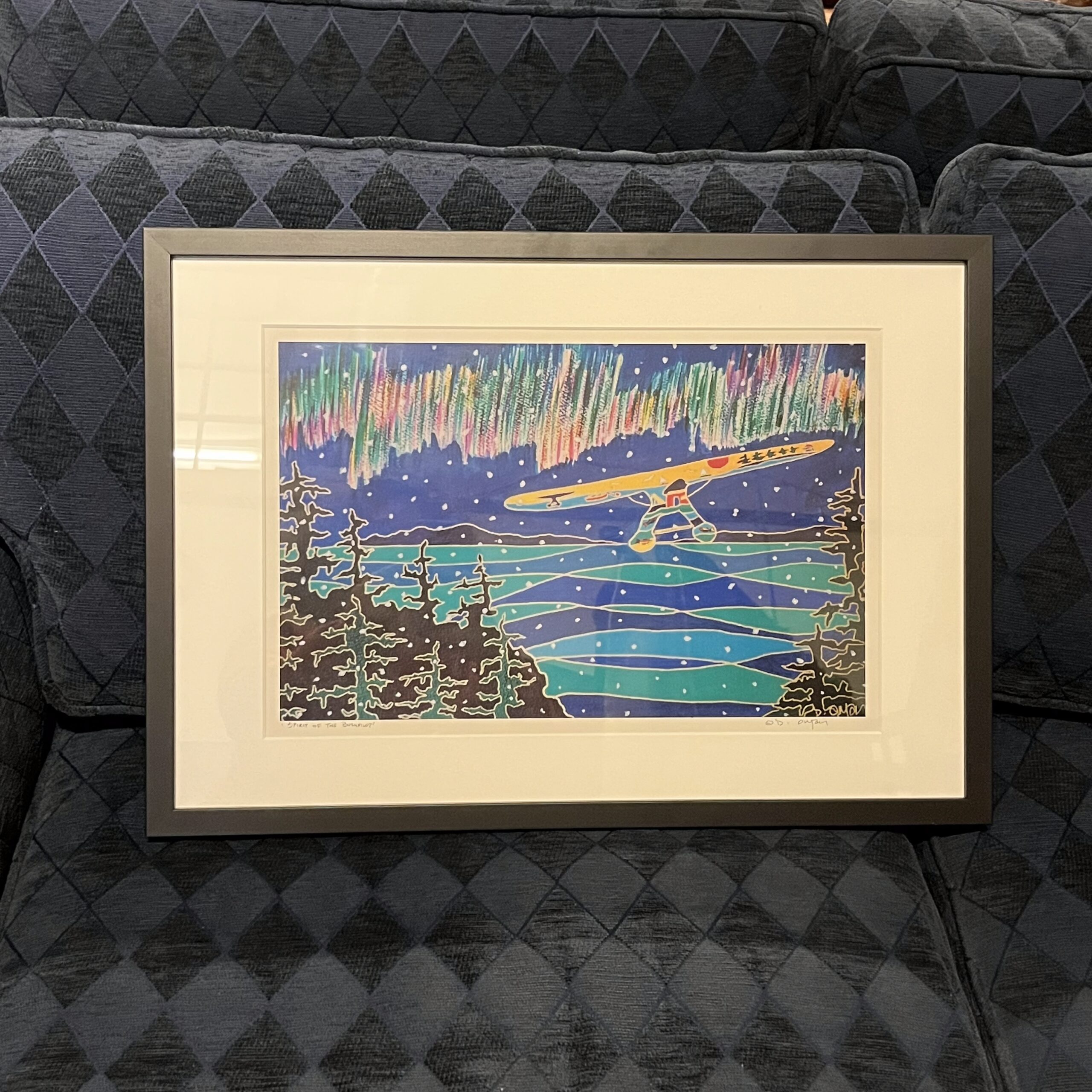 Dawn Oman "Spirit of the Bushpilot" Signed Print - Coast Consignment