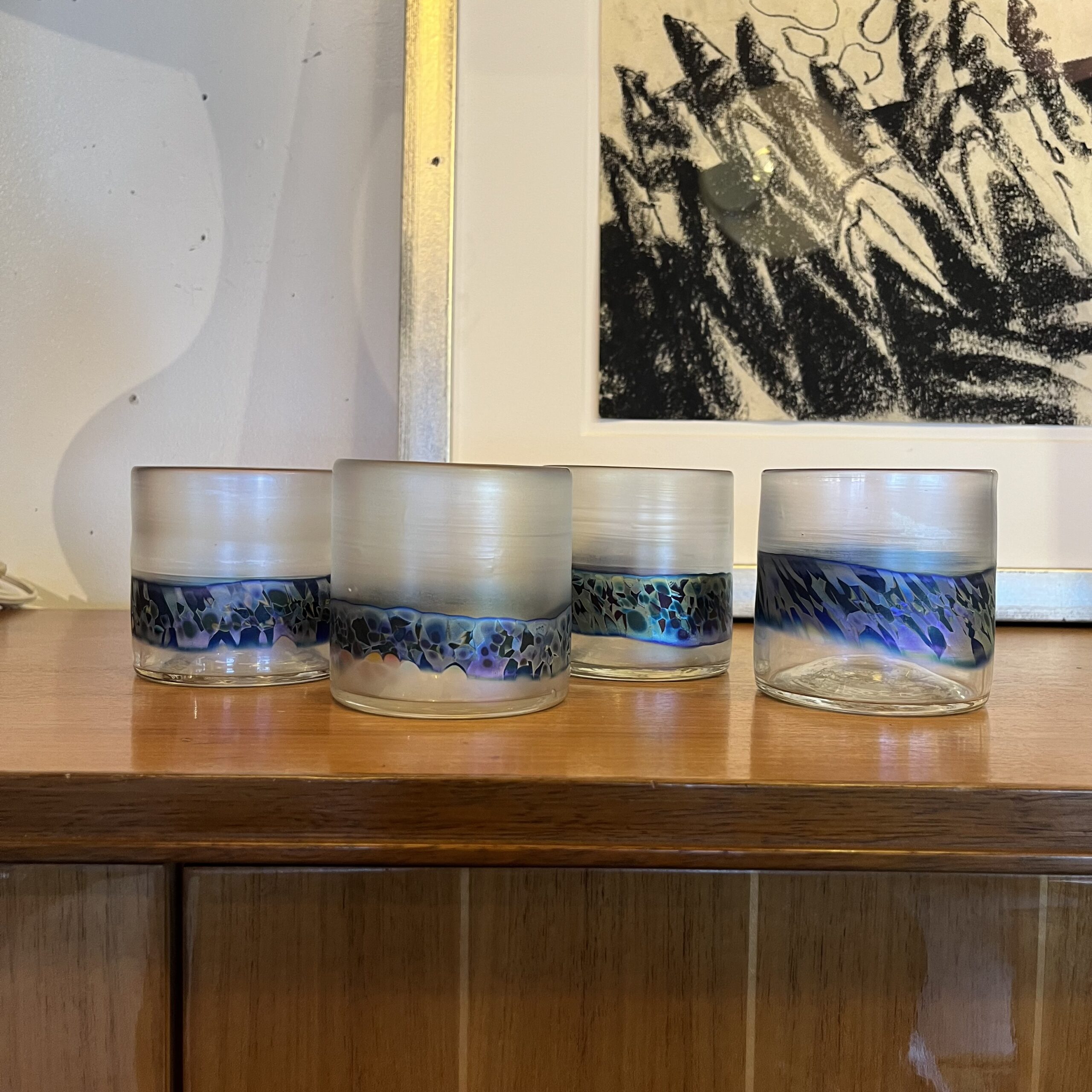 Set of 4 Robert Held Glass Tumblers - Coast Consignment