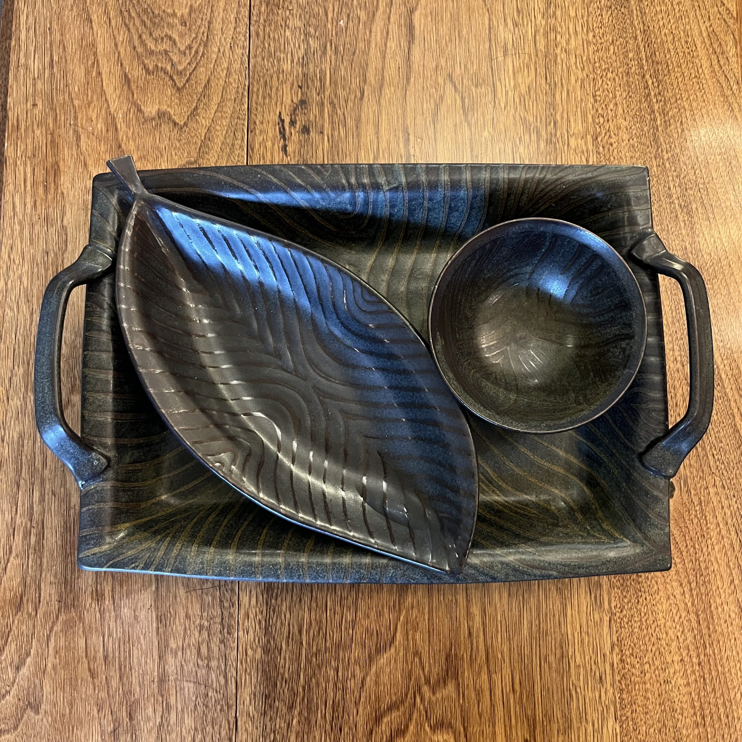Set of 3 Matthew Freed Ceramic Pieces - Coast Consignment