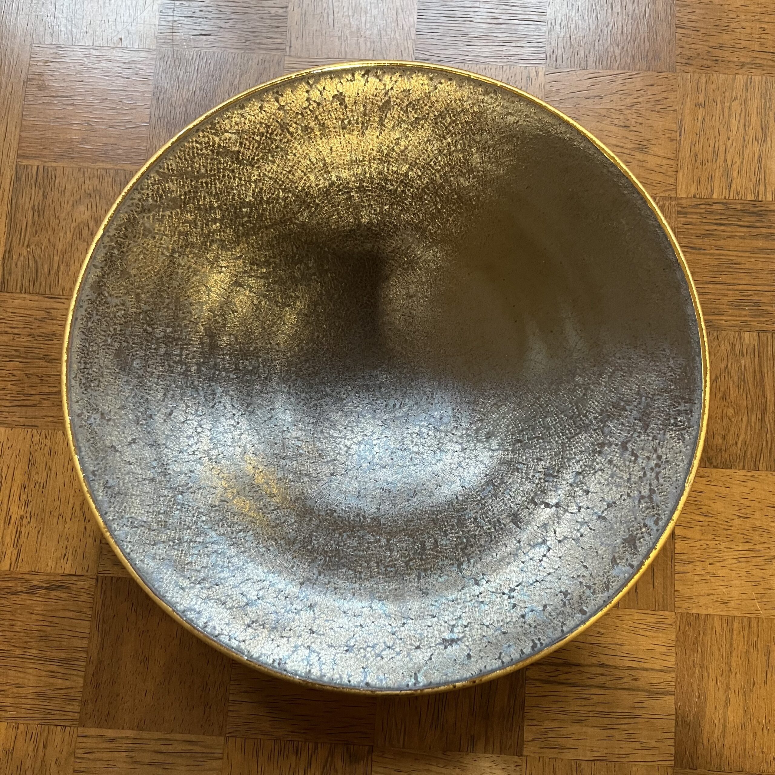 Shallow Ceramic Bowl by Judy Weeden