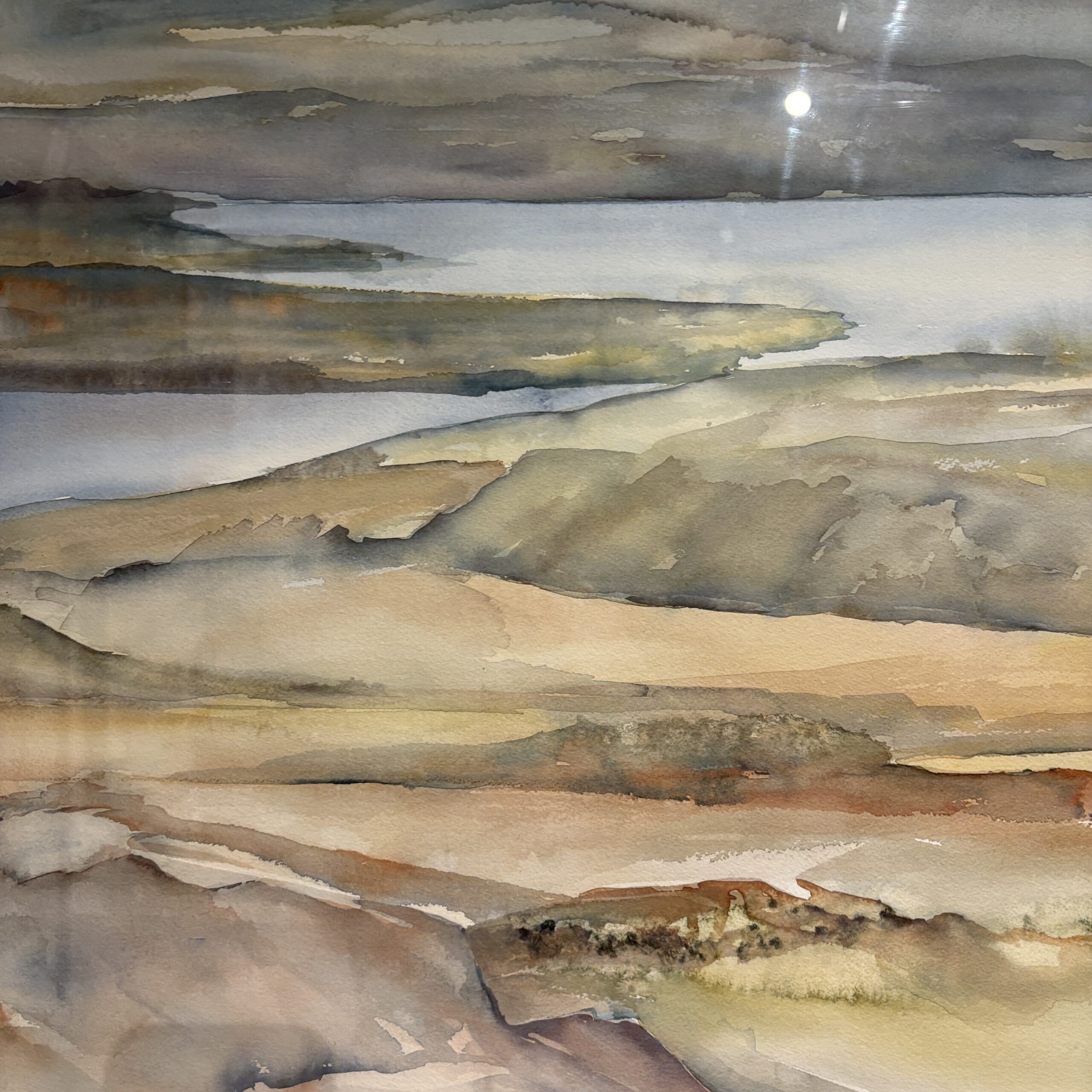 Original Watercolour by A.F Lagabbe - Coast Consignment