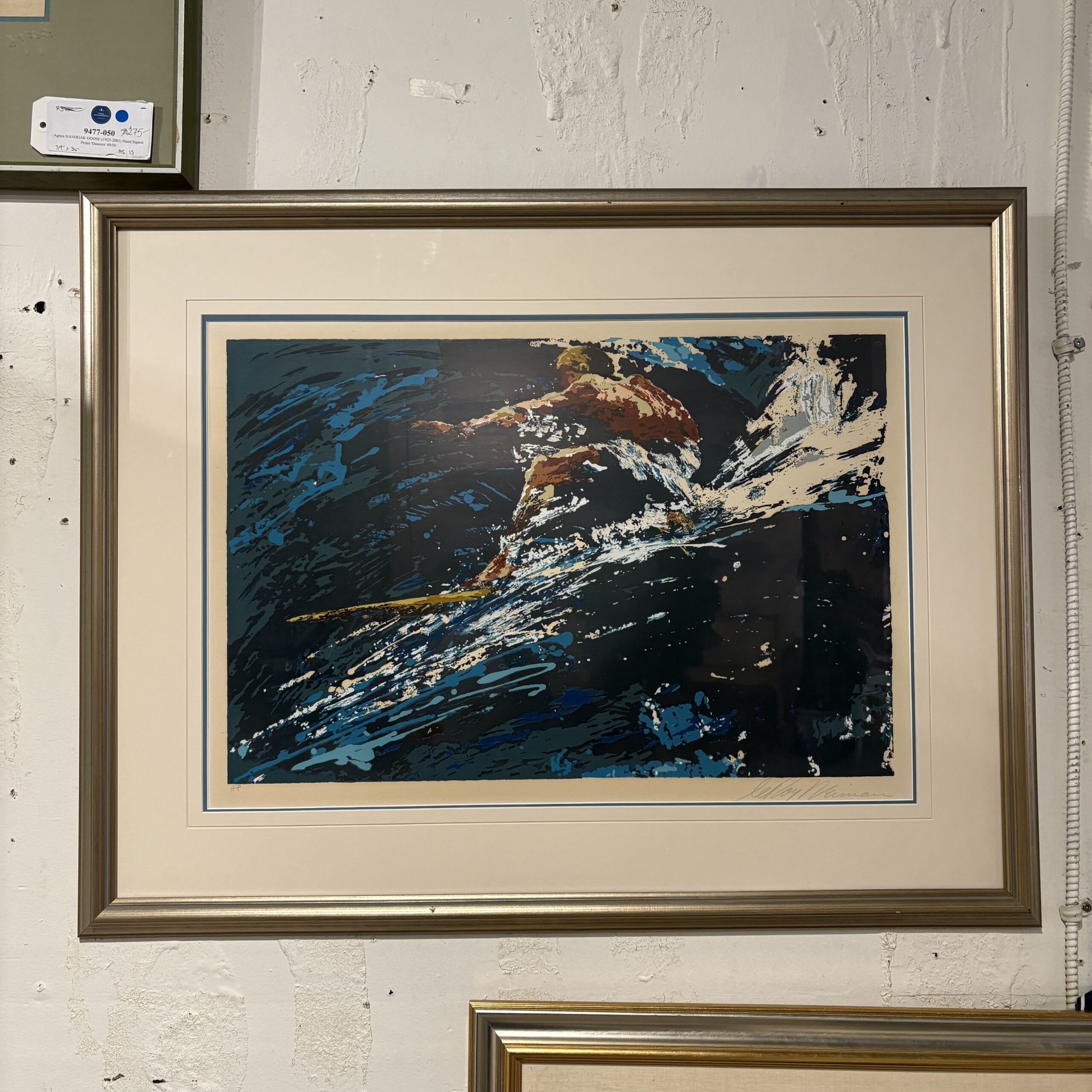 LeRoy Neiman (1921-2021) "Surfer" Signed Lithograph - Coast Consignment