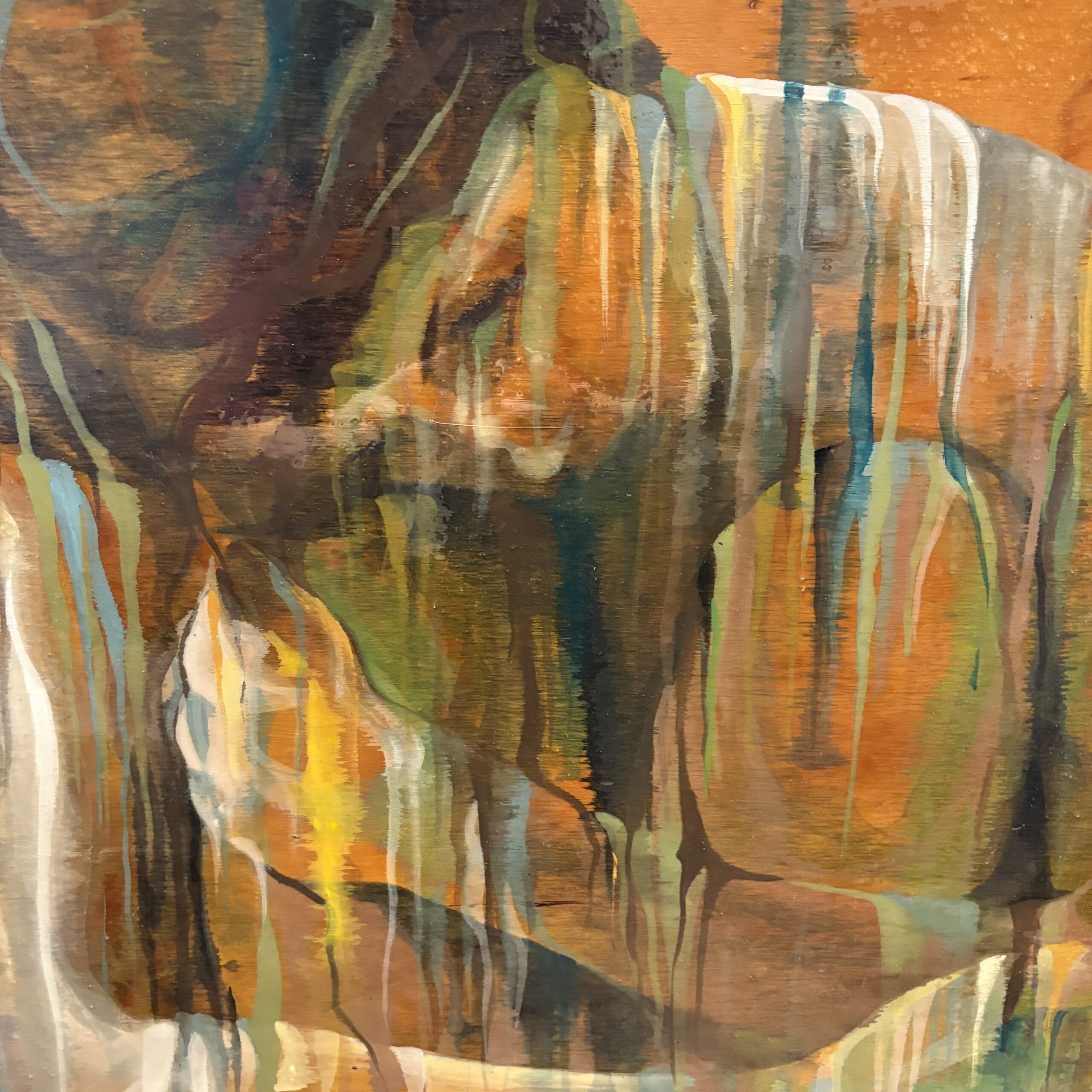 Contemporary Expressive Figurative Painting by Melanie Schambach - Coast Consignment