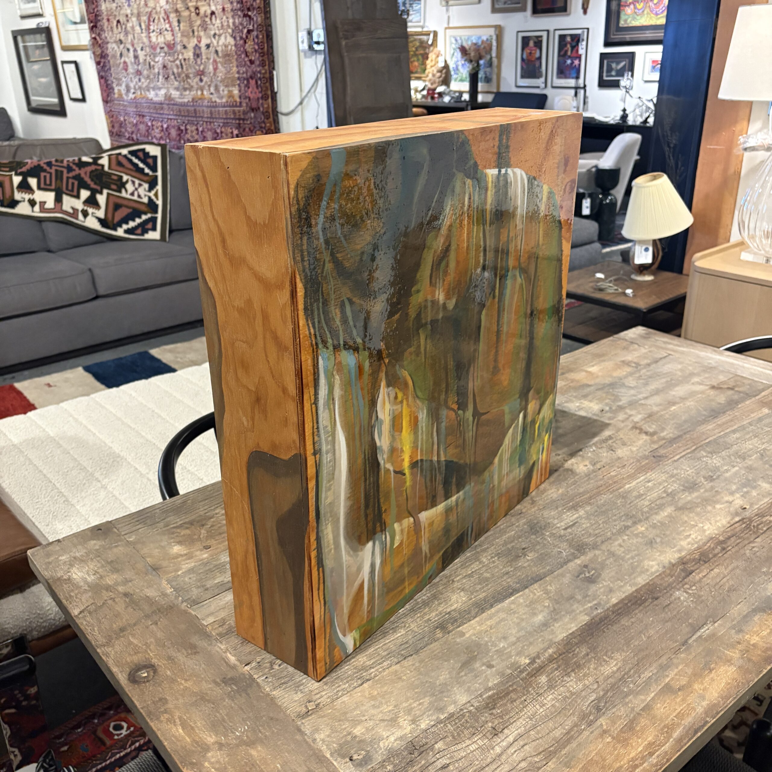Contemporary Expressive Figurative Painting by Melanie Schambach - Coast Consignment