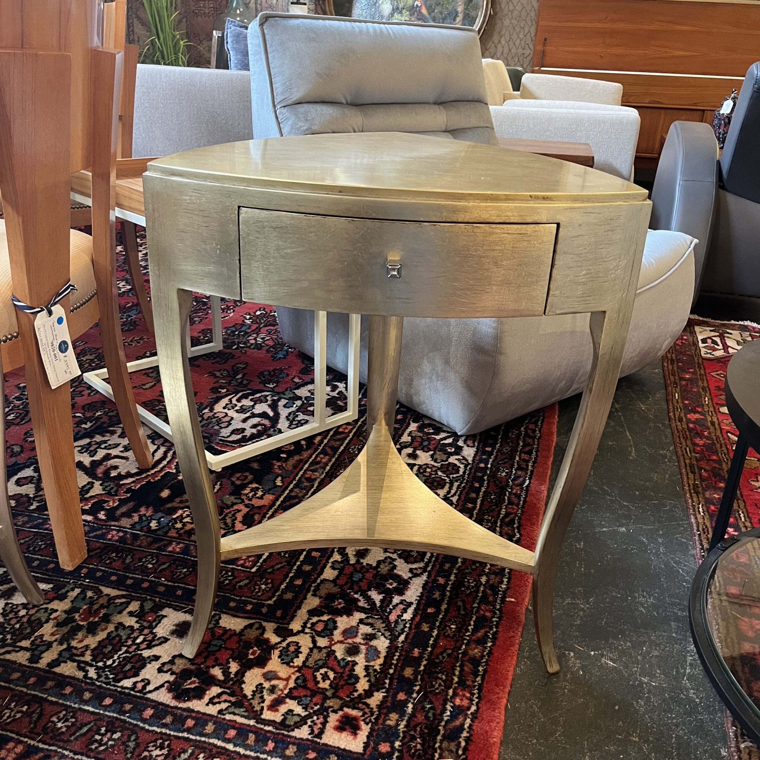 Pair of Caracole “Tres, Tres Chic” Side Tables - Coast Consignment