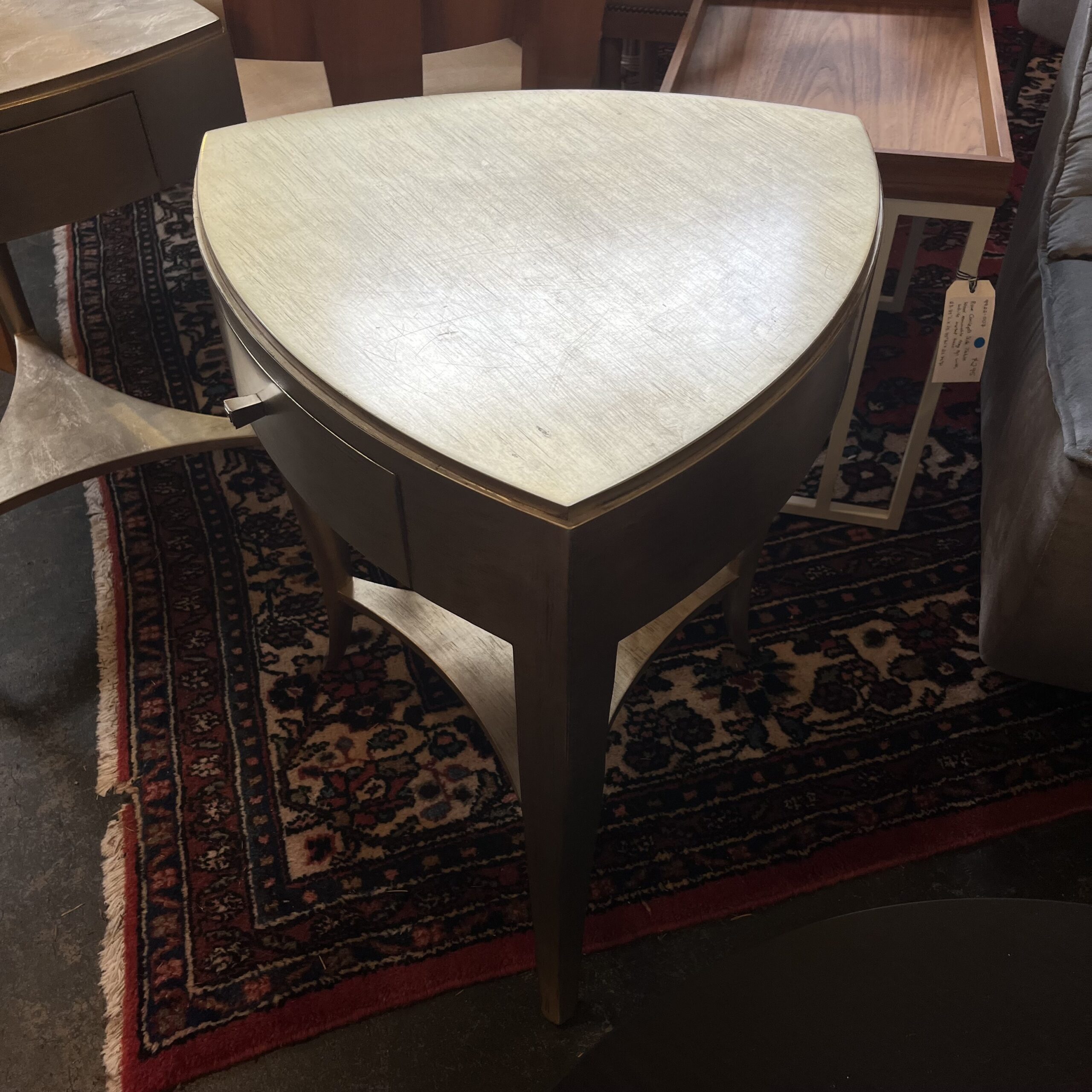 Pair of Caracole “Tres, Tres Chic” Side Tables - Coast Consignment