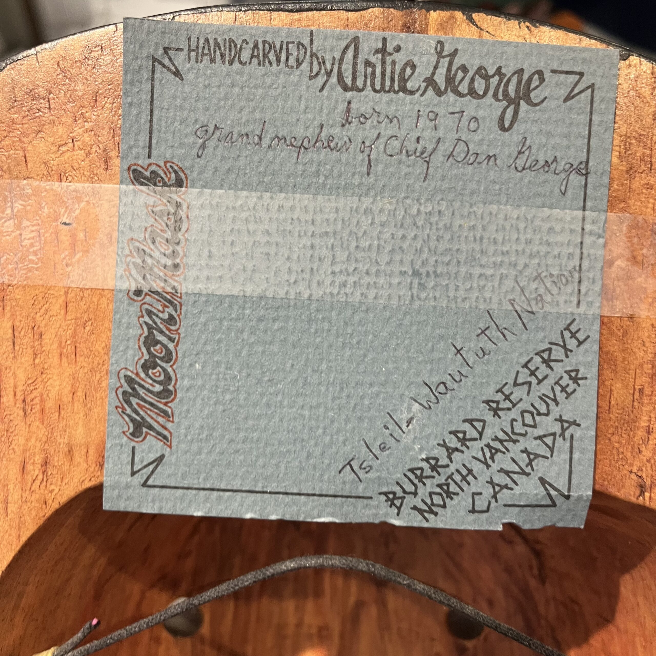 Season Moon Mask by Artie George - Coast Consignment