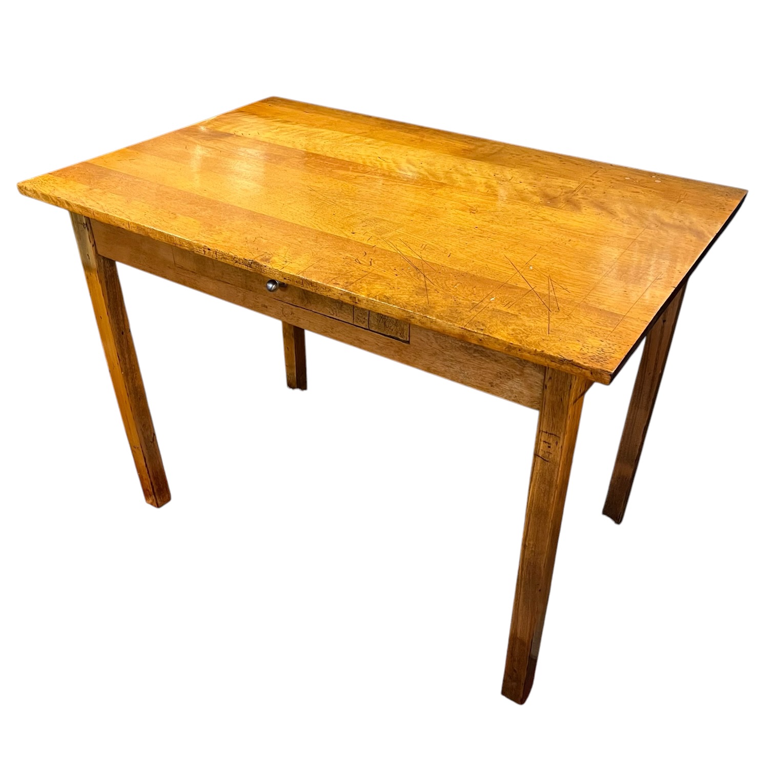 Small Vintage Wood Desk with Single Drawer - Coast Consignment - image 1