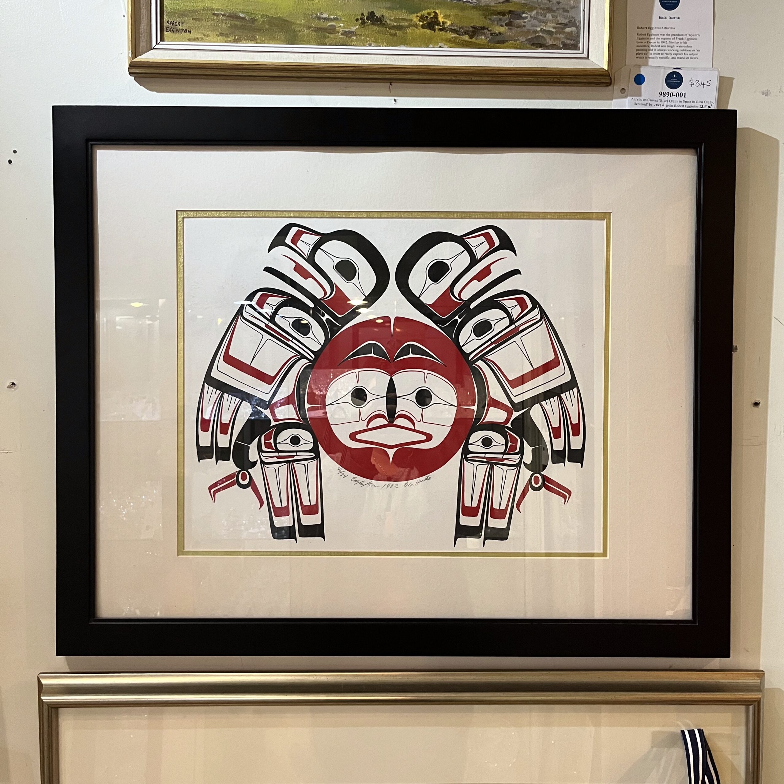 Ben Houstie (b. 1960) "Eagle and Sun" Limited Edition Print - Coast Consignment