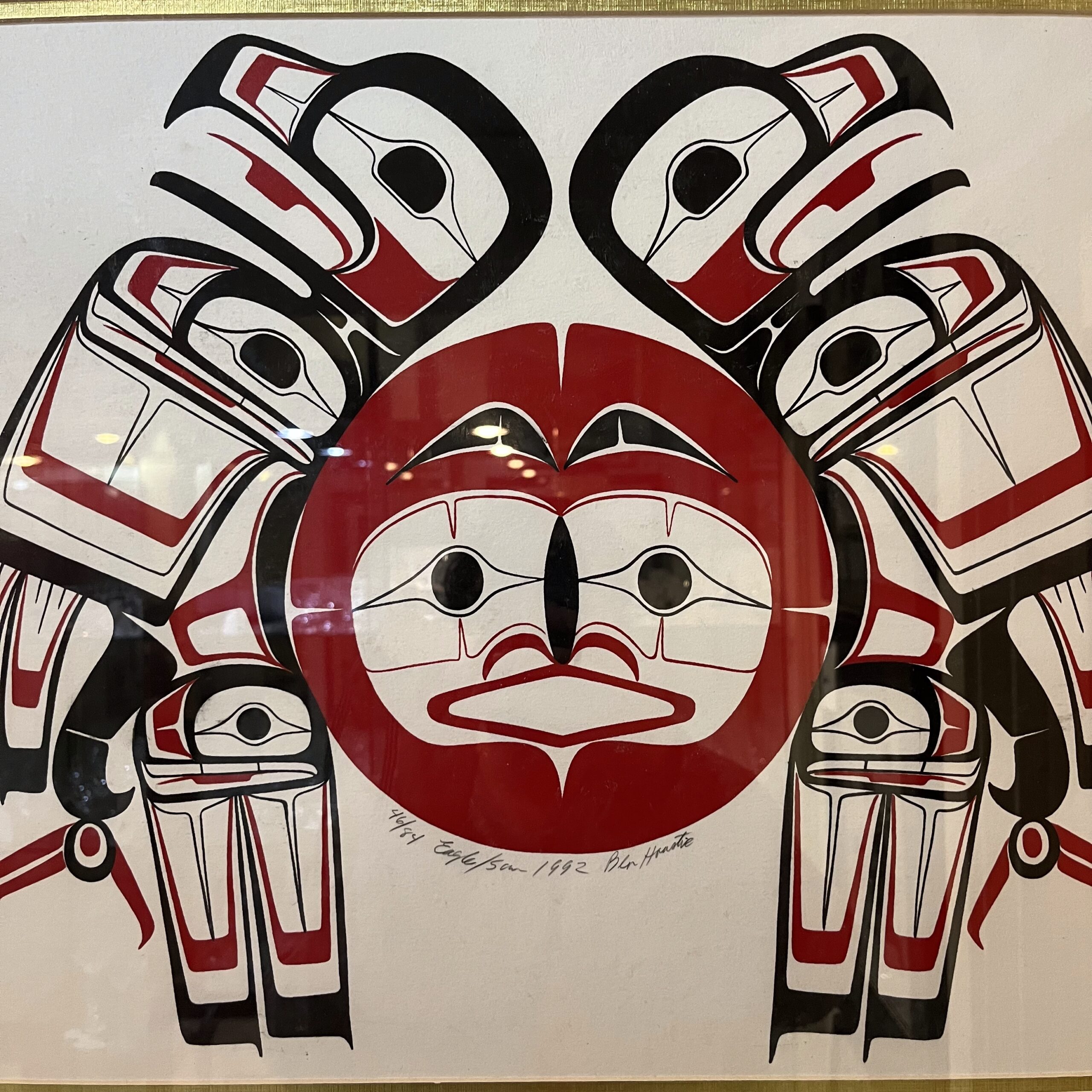 Ben Houstie (b. 1960) "Eagle and Sun" Limited Edition Print - Coast Consignment