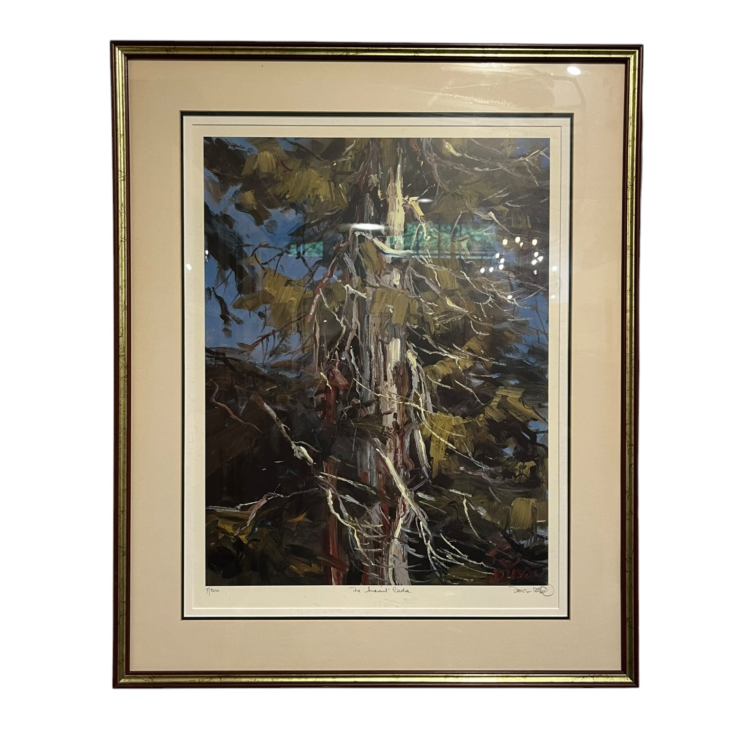 Daniel Izzard (1923-2007) "The Ancient Cedar" Signed Print - Coast Consignment - image 1