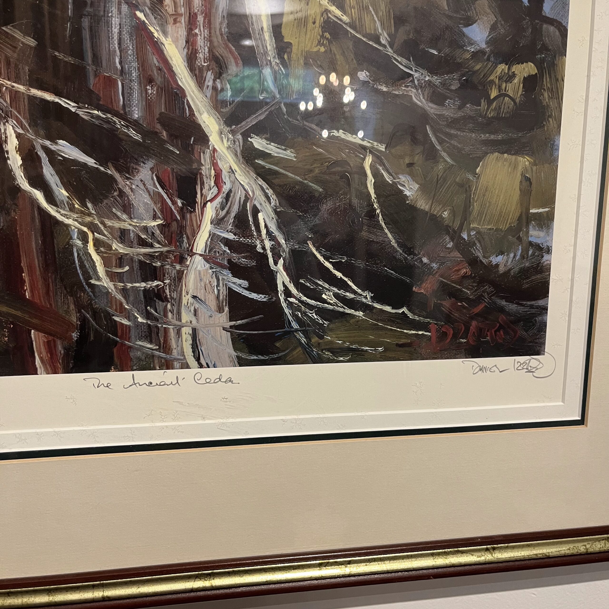 Daniel Izzard (1923-2007) "The Ancient Cedar" Signed Print - Coast Consignment