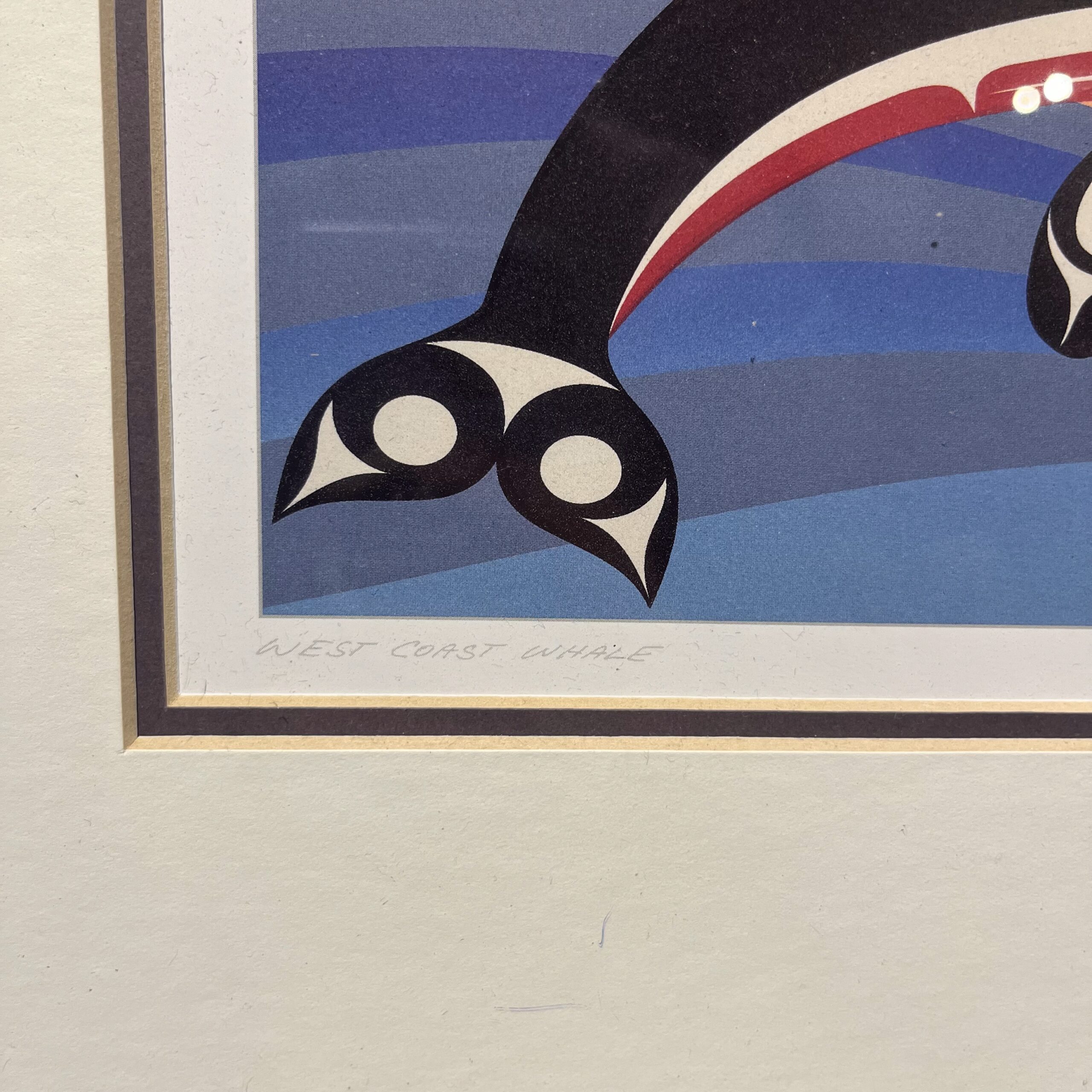 Richard Krentz (1945-2014) "West Coast Whale" Print - Coast Consignment