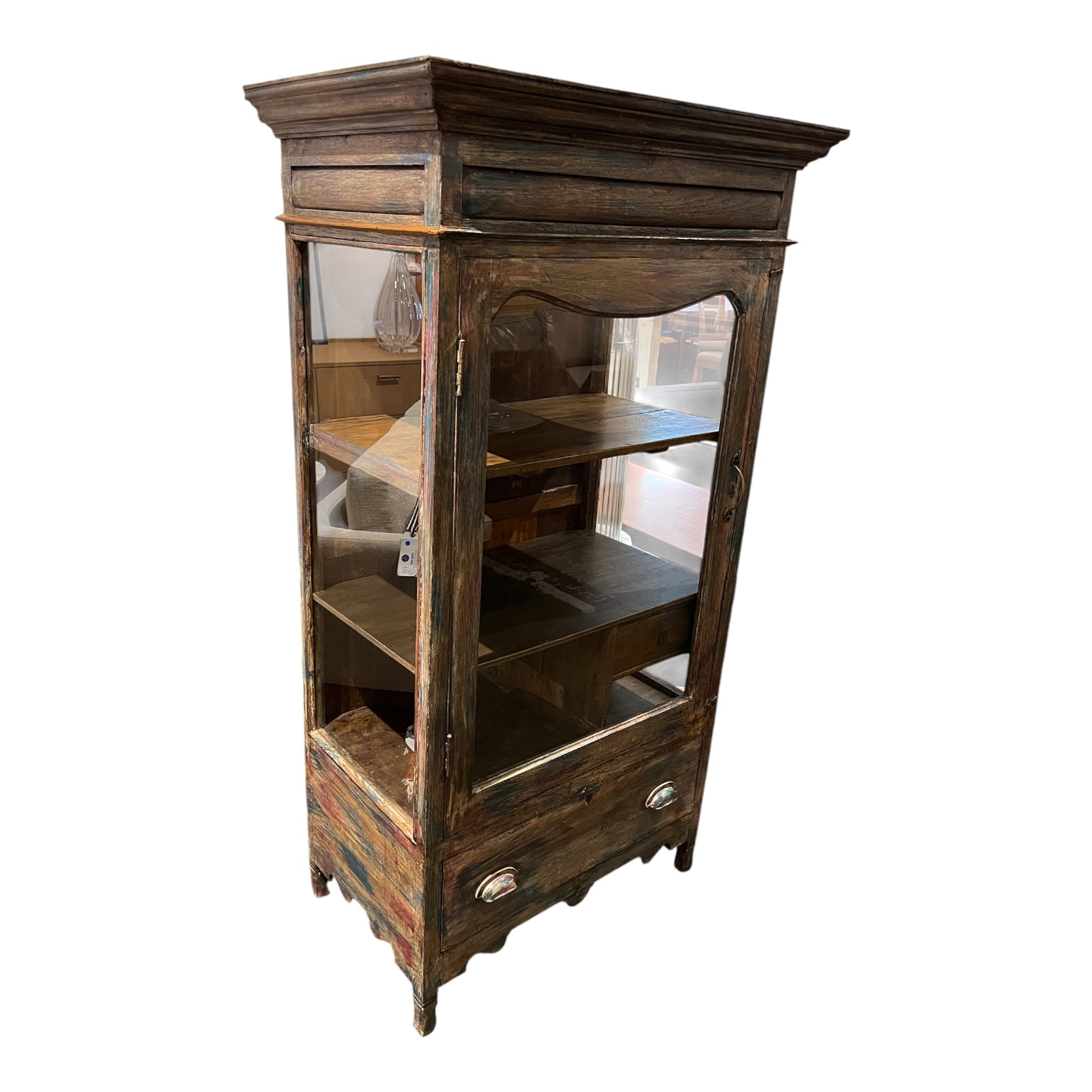 Antique Display Cabinet - Coast Consignment