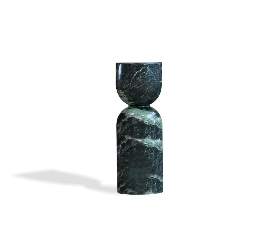 Mobital 'Apothecary' End Table in Marmo Verde - Coast Consignment - image 1
