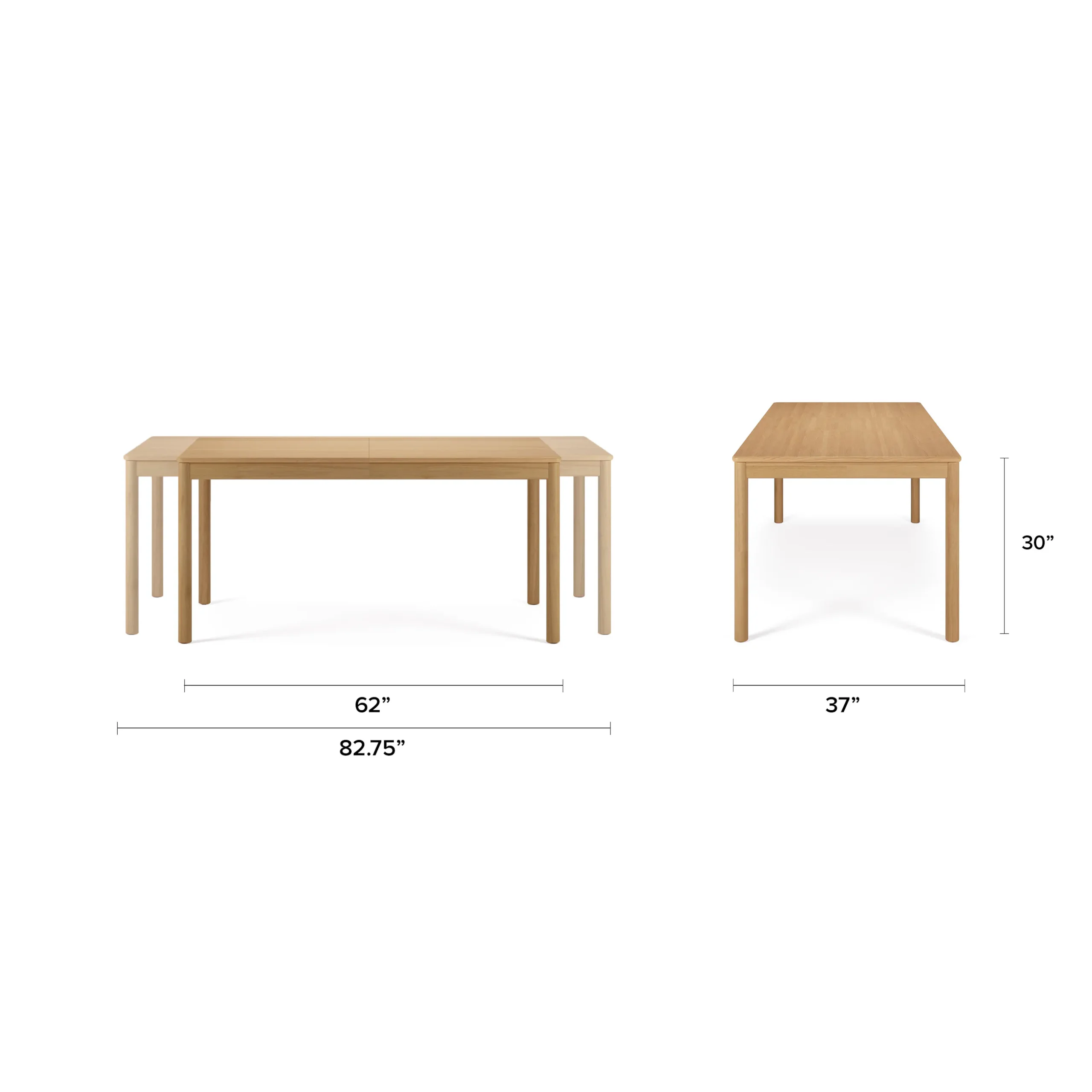 White Oak Extendable Dining Table - Coast Consignment